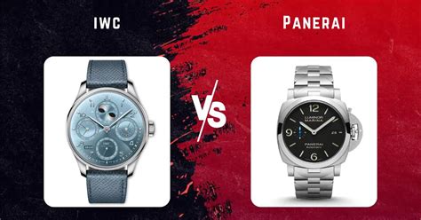 iwc pilot vs panerai luminor|IWC vs. Panerai: A Showdown of Luxury Watchmaking Titans.